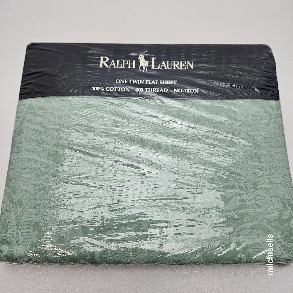 Vintage ralph lauren sheets single Sheet twin